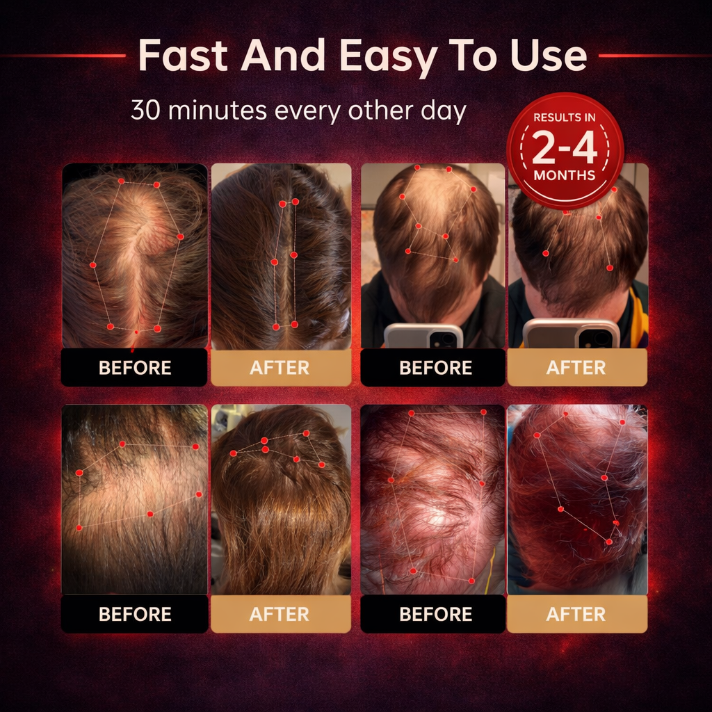 Red Light Therapy Cap for Hair Regrowth Treatments - RevitaCap